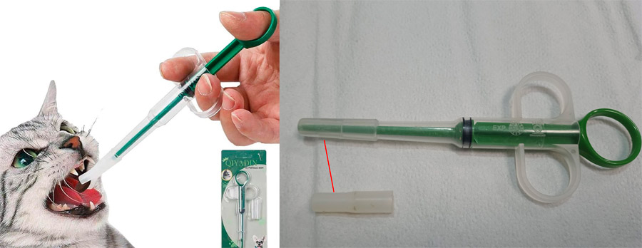 Dispensador de medicamentos para mascotas
